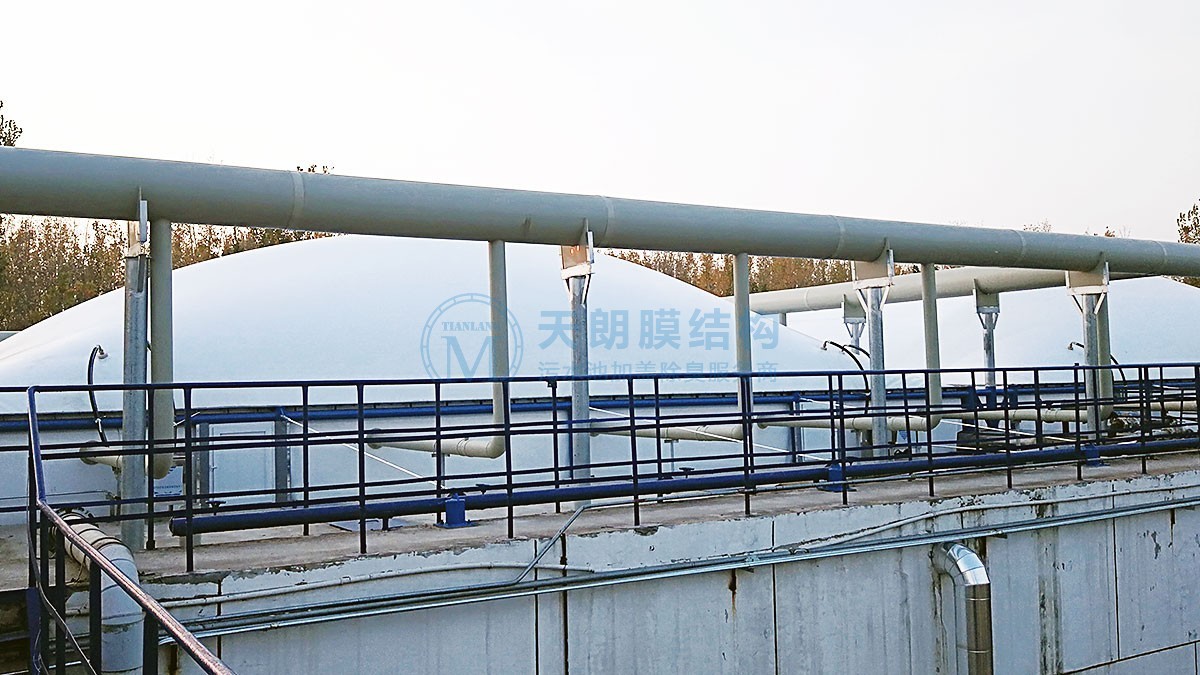 山東勝利生物環(huán)保車間CASS池加蓋封閉工程