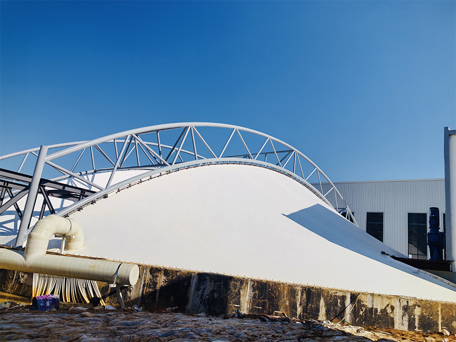 天朗環(huán)能科技有限公司成功中標安徽省綠電能源項目反吊膜加蓋