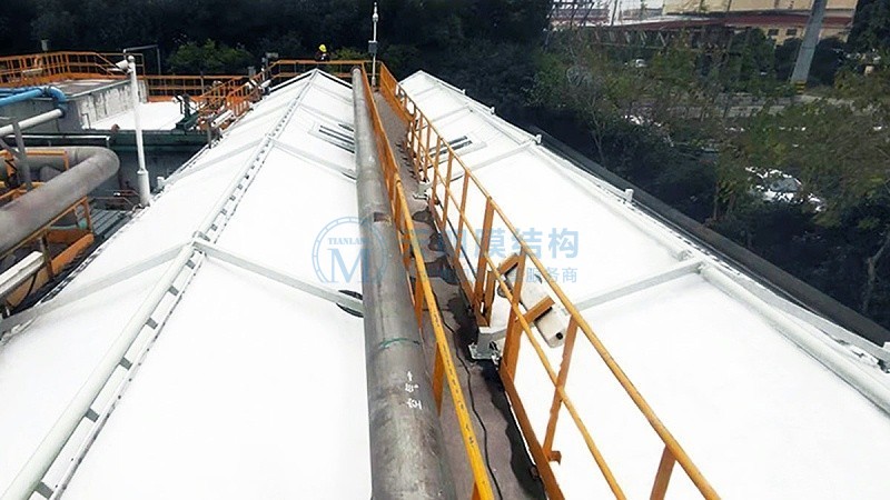 愛森絮凝劑污水池加蓋密封項(xiàng)目-1